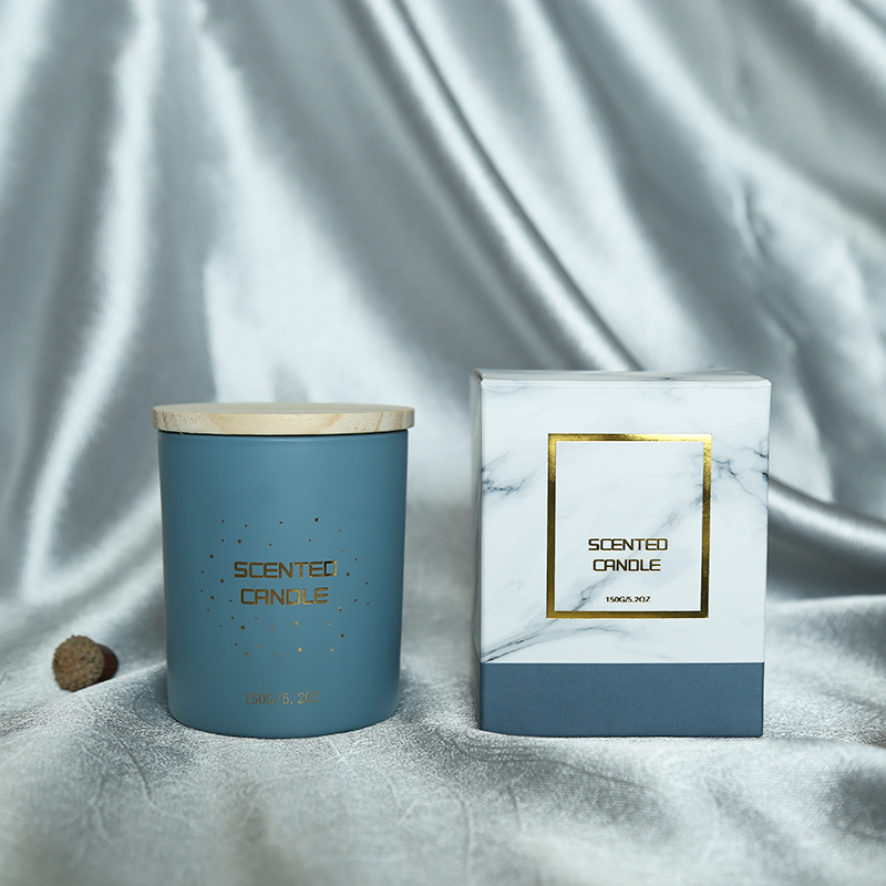 150g private label scented candles with own brand customized packaging box for home decor